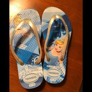 Kids Cinderella Havaiana Flip Flops